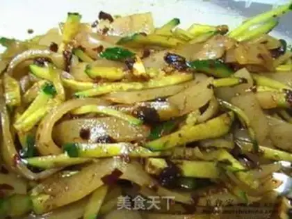 Make cold rice noodles step 12