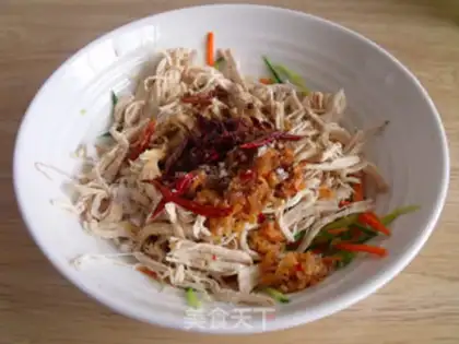 Make Spicy shredded chicken step 9