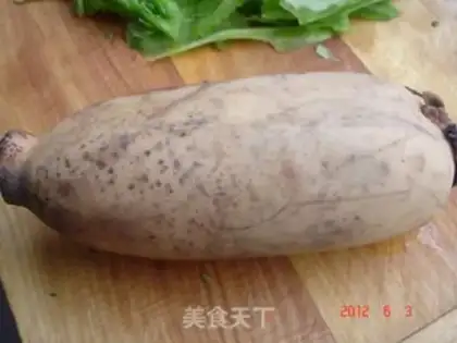Make Secret lotus root step 1