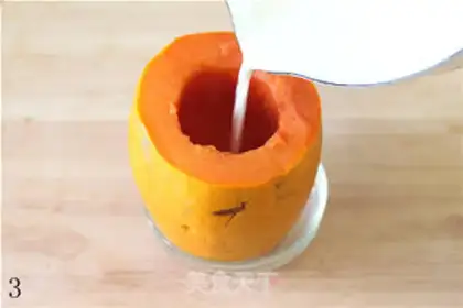 Make Papaya almond jelly step 2