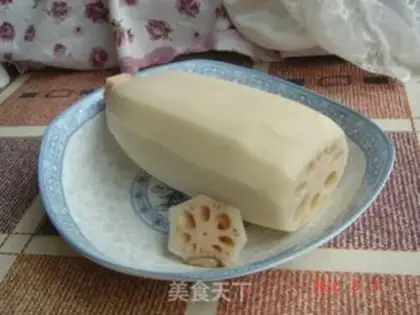 Make Secret lotus root step 3