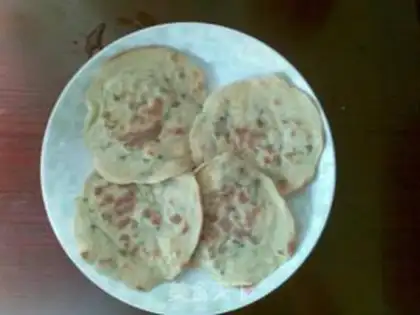 Make Sophora japonica corn cake step 5