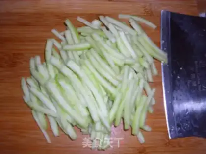 Make Cold melon skin step 1