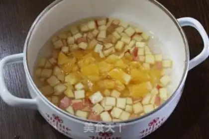 Make Orange apple tea step 4