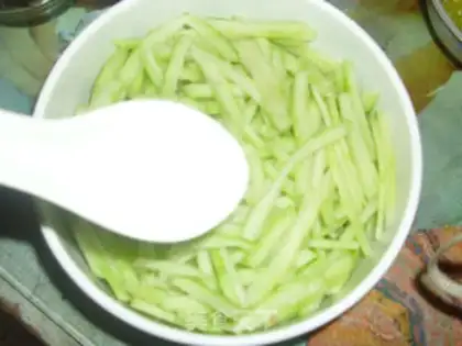 Make Cold melon skin step 2