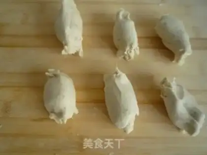 Make Shortcake with onion flavor and bean dregs step 7