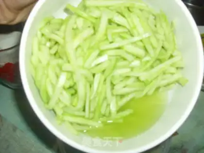 Make Cold melon skin step 3