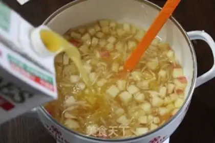 Make Orange apple tea step 6