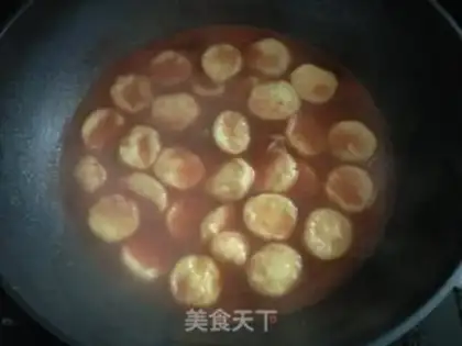 Make Japanese tofu in tomato sauce step 5