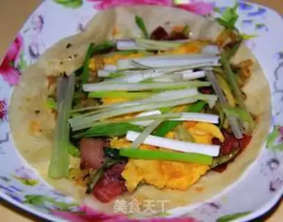 Make Mexican pumpkin burrito step 6
