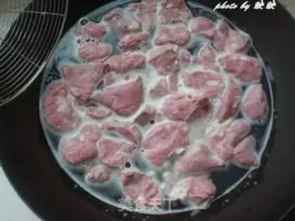 Make Stewed pork lung with white radish step 4