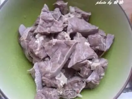 Make Stewed pork lung with white radish step 5