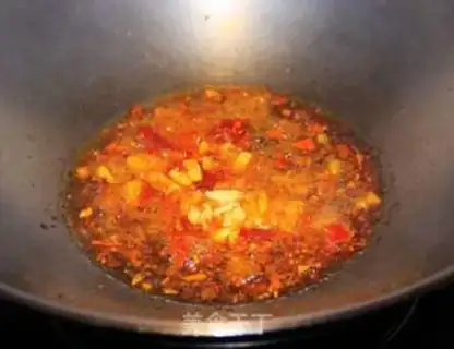 Make Sour and spicy duck blood step 1