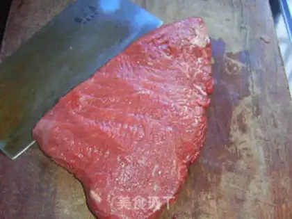 Make marinated beef step 0