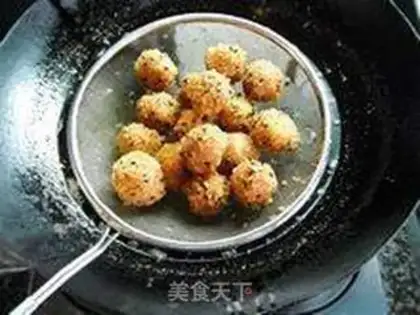 Make pork rice flower step 11