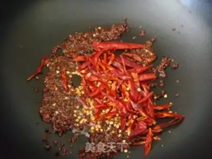 Make Spicy small fish dried peanuts step 8