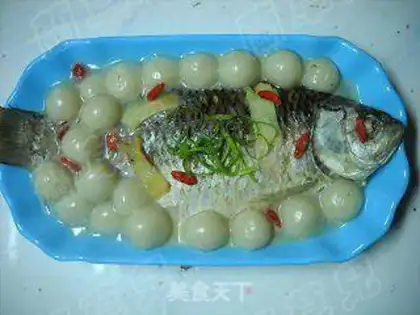 Make Carp stewed round soup step 11