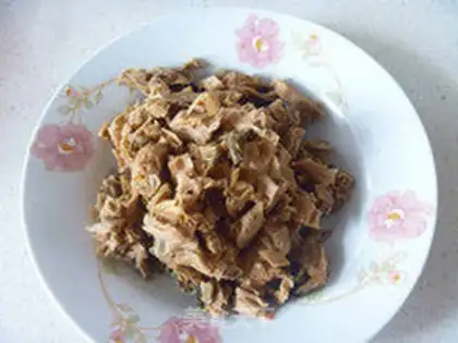 Make braised pork with plum vegetables step 2