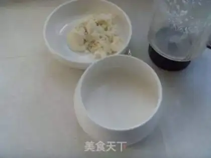 Make almond tofu step 1