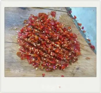 Make chopped pepper fish head step 3