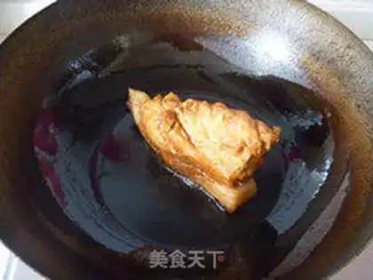 Make braised pork with plum vegetables step 8