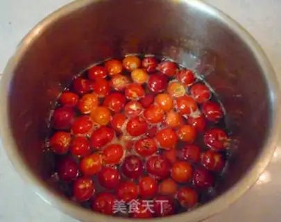 Make Cherry in syrup step 6