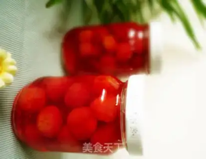 Make Cherry in syrup step 7