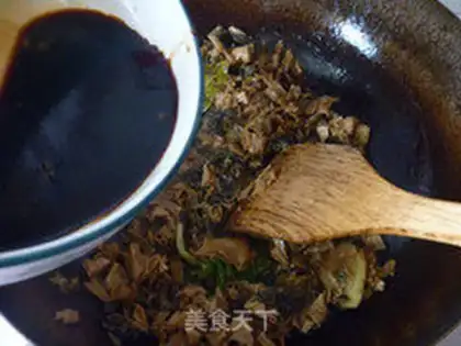 Make braised pork with plum vegetables step 11