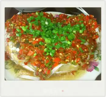 Make chopped pepper fish head step 7