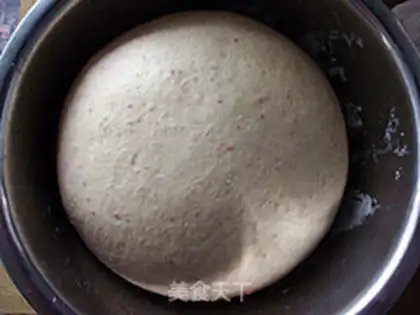 Make Red bean and coix rice paste bread step 2