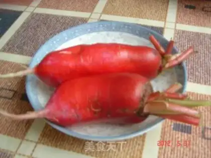 Make vegetarian three delicacies step 0