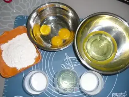 Make Twill cake roll step 0