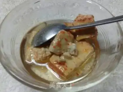 Make Bean curd flavor plate shredded small cakes step 5