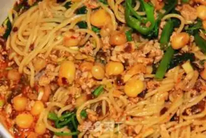 Make Noodles with bean paste step 4