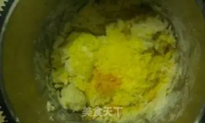 Make Microwave oven melon kernel biscuits step 5