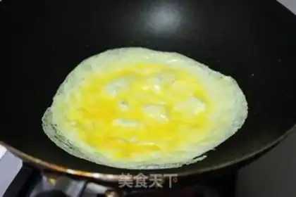 Make Homemade egg roll step 6