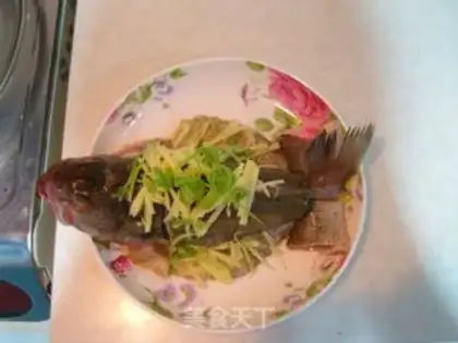 Make steamed bass step 6