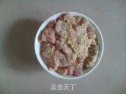 Make steamed pork ribs step 3