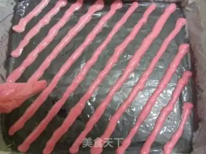 Make Twill cake roll step 9