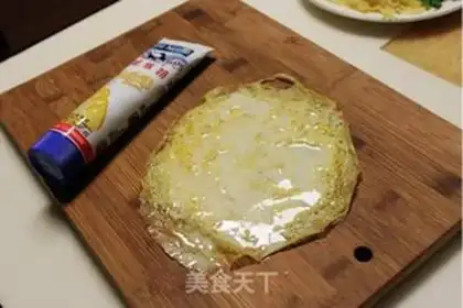 Make Homemade egg roll step 9
