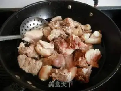 Make Spicy cumin mutton step 2