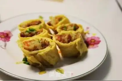 Make Homemade egg roll step 13