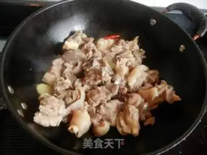 Make Spicy cumin mutton step 7