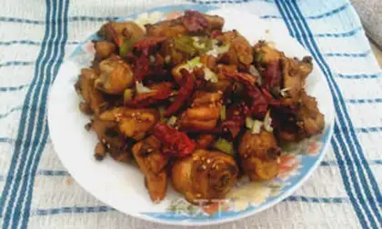 Make spicy chicken step 5