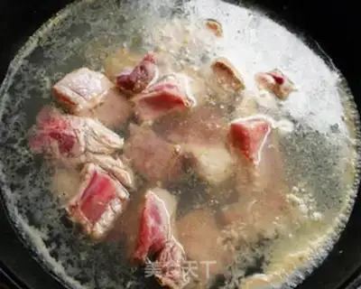 Make braised pork ribs step 3