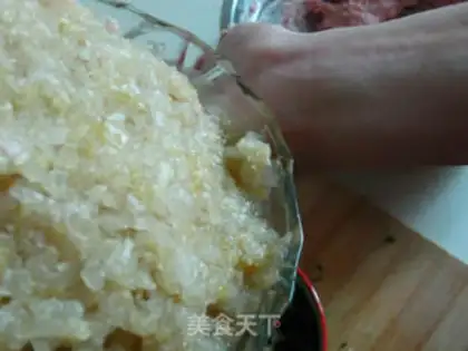 Make Chinese cabbage dumplings step 2