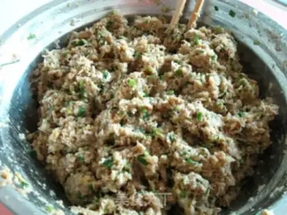 Make Chinese cabbage dumplings step 6