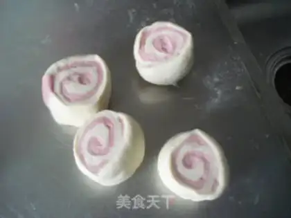 Make Two-color steamed buns step 9