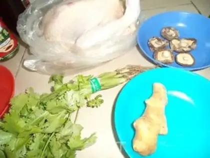 Make Smooth mushroom chicken porridge step 0