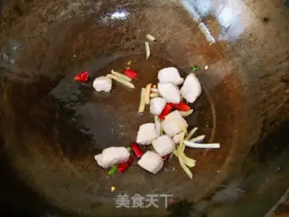 Make Gongbao taro step 4